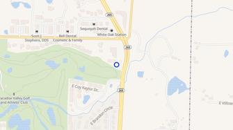 Map for Paradise Point Apartments - Fayetteville, AR