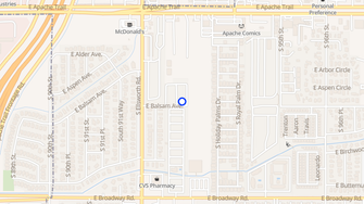 Map for Garden Grove Estates - Mesa, AZ