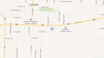 Map for Savage Square Apartments - Carlisle, AR