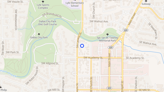 Map for Metro Garden Apartments - Dallas, OR