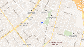 Map for Coliseum Place Apartments - New Orleans, LA