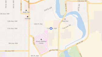 Map for Fair Oaks Apartments - Austin, MN