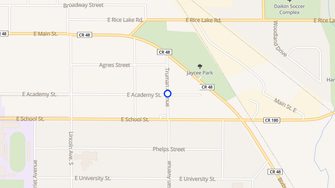 Map for Academy Apartments - Owatonna, MN