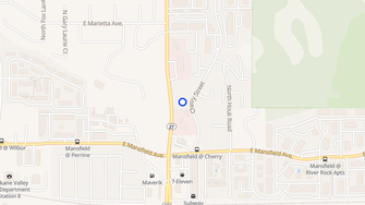 Map for Cherry Bluff Apartments - Spokane Valley, WA