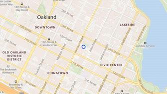 Map for Frank G Mar Apartments - Oakland, CA