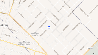 Map for Cedar Villa Apartments - Yoakum, TX