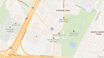 Map for Park Lane Villas - Austin, TX