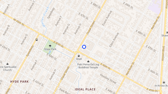 Map for Oak Park Apartments - Austin, TX