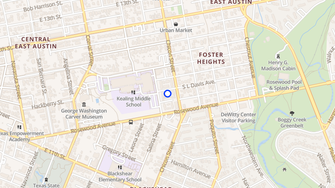 Map for Marshall Apartments - Austin, TX