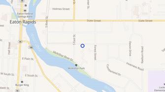 Map for Riverview Village - Eaton Rapids, MI