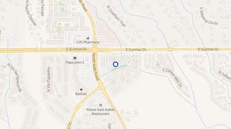 Map for Pinnacle Canyon - Tucson, AZ