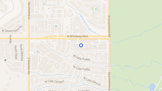 Map for Stargate West Apartments - Tucson, AZ