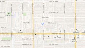 Map for Catalina View Apartments - Tucson, AZ