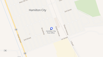 Map for Ashland Apartments - Hamilton City, CA