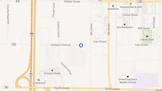 Map for Orland Arbor Apartments - Orland, CA