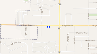 Map for Highland Manor Apartments - Hermiston, OR