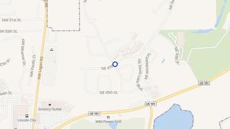 Map for Beacon Crest Apartments - Lincoln City, OR