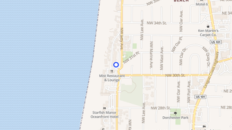 Map for Surftides Plaza Condominiums - Lincoln City, OR