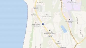 Map for Rainbow Court - Lincoln City, OR