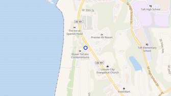 Map for Ocean Terrace Condominiums - Lincoln City, OR
