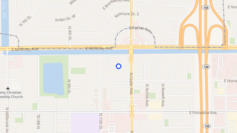 Map for La Costa Apartments - Fresno, CA