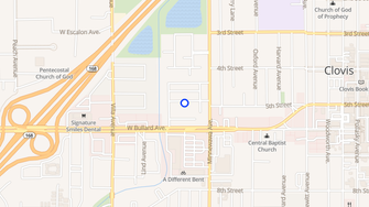 Map for Scottsmen Too Apartments - Clovis, CA