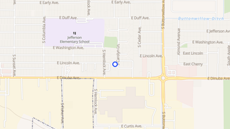 Map for Hemlock-Carolyn Apartments - Reedley, CA