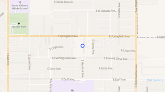 Map for Sierra View Homes - Reedley, CA