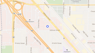 Map for Villa Rose Apartments - Selma, CA