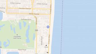 Map for 470 S Ocean Blvd Apartments - Palm Beach, FL