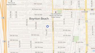 Map for Pelican Pointe Townhouses - Boynton Beach, FL