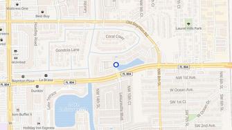 Map for Casablanca Apartments - Boynton Beach, FL