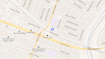 Map for Rivera Villa Apartments - Pico Rivera, CA