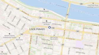 Map for Realty Lease Properties Incorporated - Lock Haven, PA