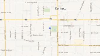 Map for Ely Walker Apartments - Kennett, MO