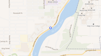 Map for Riverside North Apartments - South Bend, IN