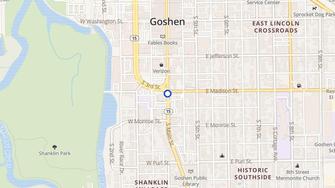 Map for Broadmore Estates - Goshen, IN