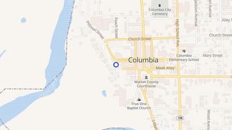 Map for Catherine Manor - Columbia, MS