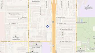 Map for Casablanca Apartments - Phoenix, AZ