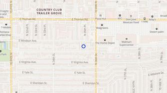 Map for Greenbrook Apartments - Phoenix, AZ