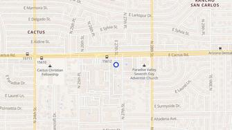 Map for Sierra Grande Apartments and Suites - Phoenix, AZ