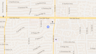 Map for Mission Springs - Scottsdale, AZ