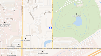 Map for Oxbow Park Apartments - Sioux Falls, SD