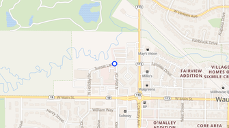 Map for Vegas West Apartments - Waunakee, WI