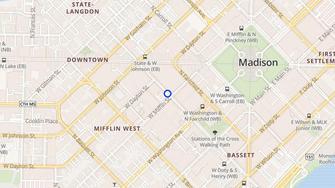 Map for Dayton Square Apartments - Madison, WI