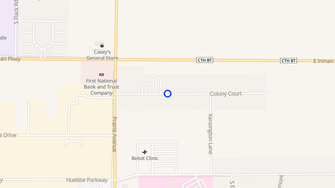 Map for Colony Court Apartments - Beloit, WI