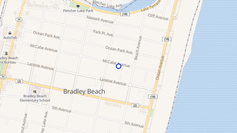 Map for Mariner Apartments - Bradley Beach, NJ