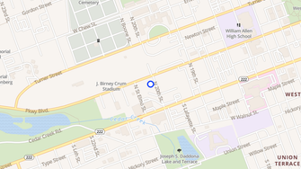 Map for Hamilton Linden Garden Apartments  - Allentown, PA