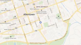 Map for Victoria Village - Allentown, PA