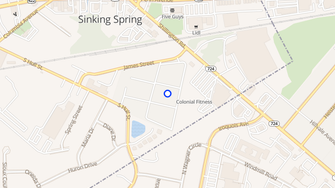 Map for Concord Court - Sinking Spring, PA
